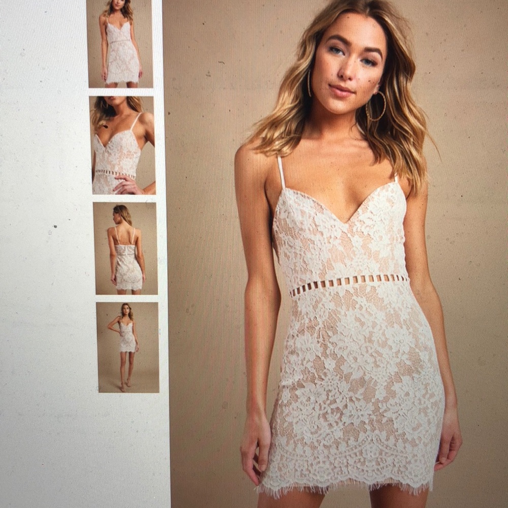 Lace bodycon dress